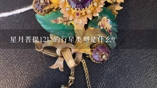 星月菩提1215的行星类型是什么?